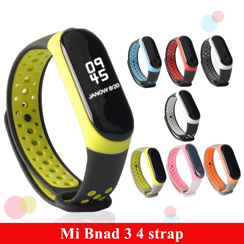 

Replacement watchband For Xiaomi Mi Band 4 3 Smart Bracelet Miband 4 Smartband Fitness Traker Sport Waterproof Smart band strap