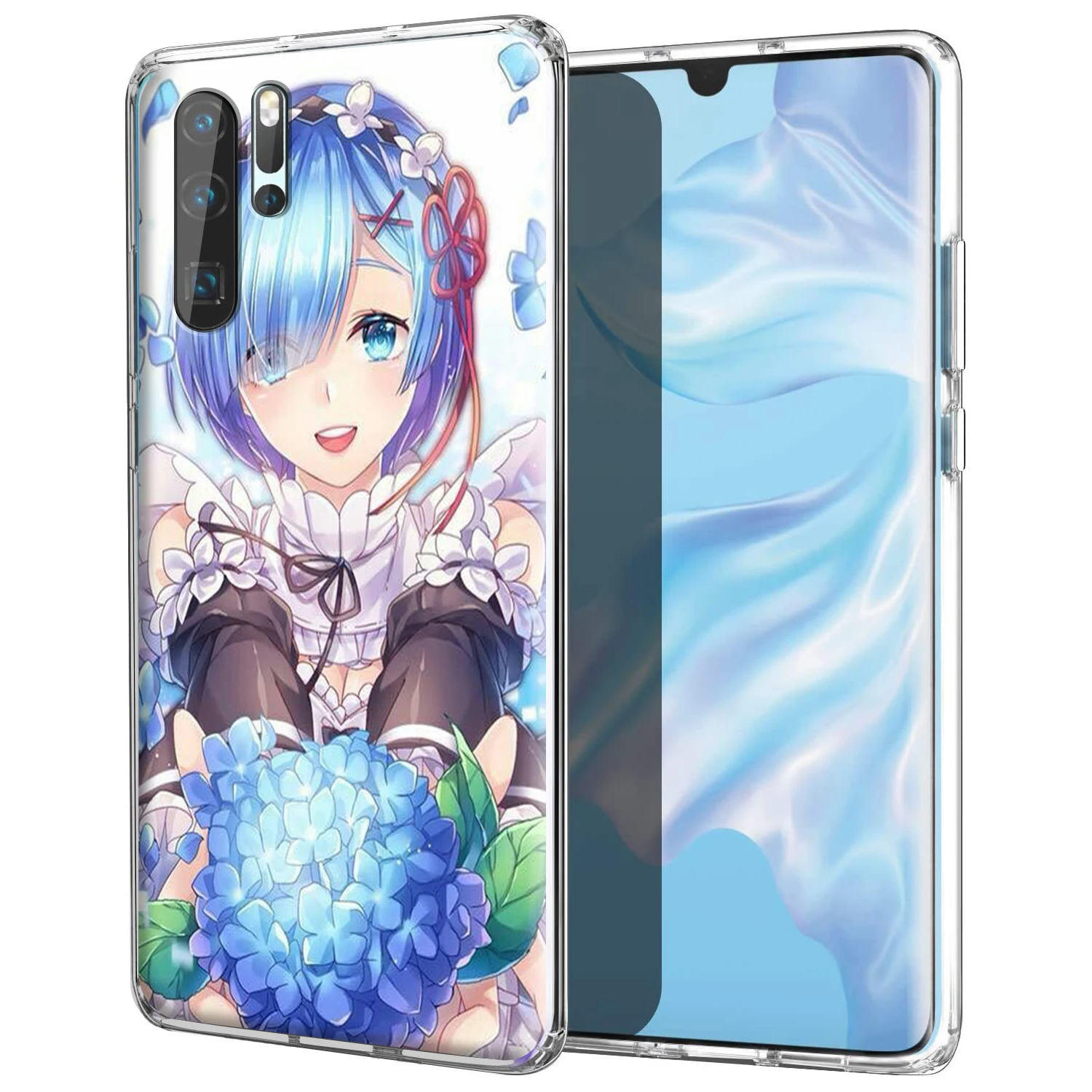 Anime Re Zero Rem Silicone Case for Huawei Mate 10 20 30 Lite Pro Nova 2 2i 3 3i 4 5i | Мобильные телефоны и аксессуары