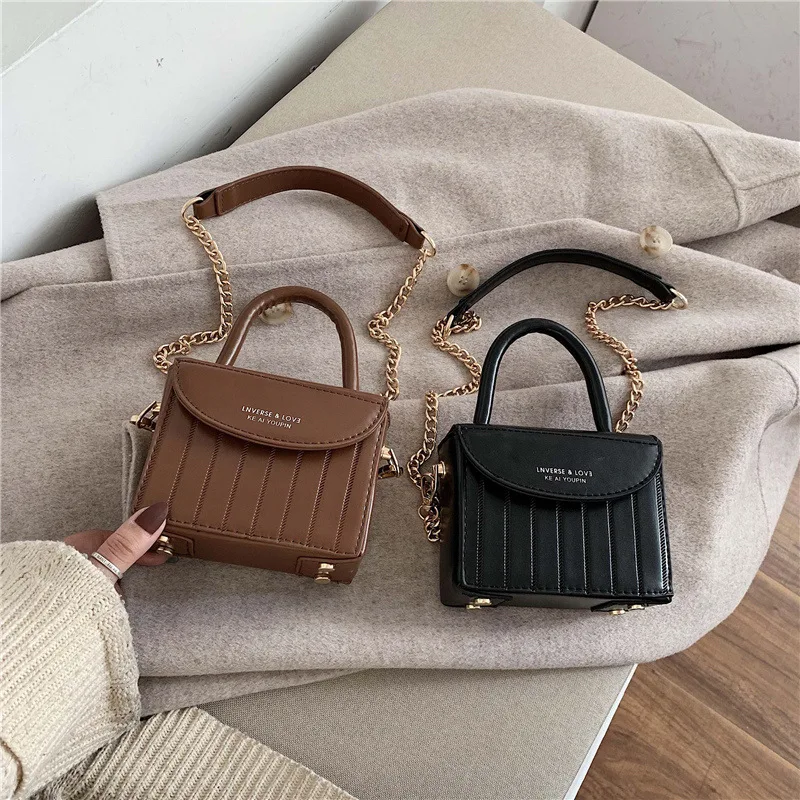 Женская сумка новинка 2020 трендовая винтажная брендовая через плечо с ручками