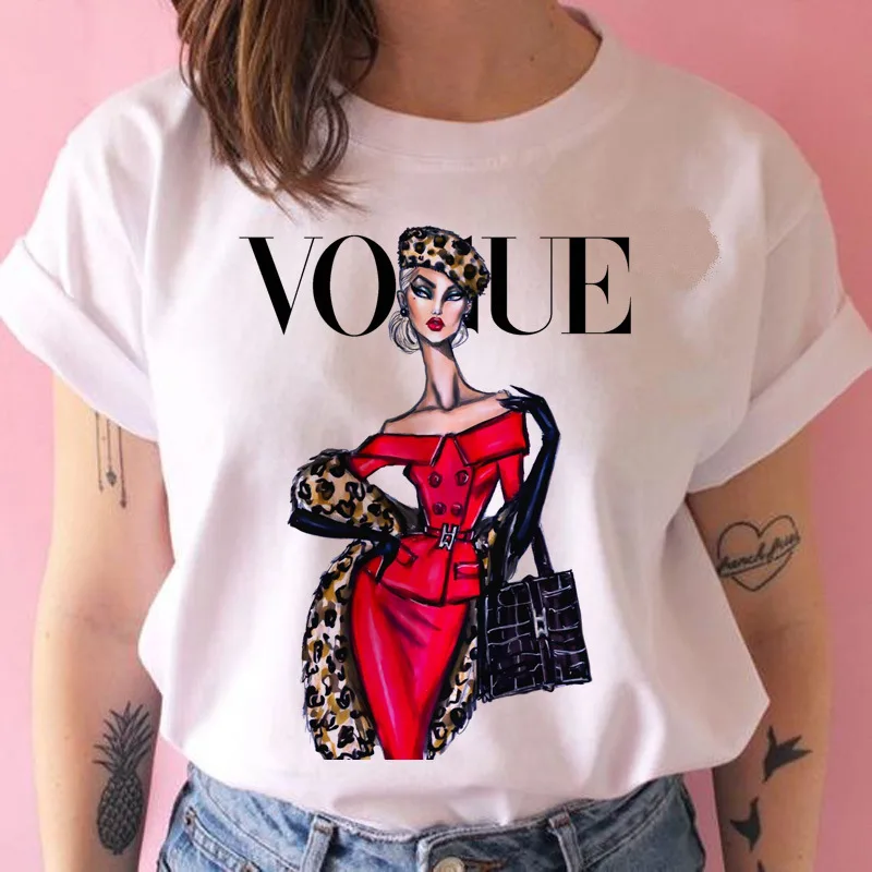 

NEEDBO White Tshirt Women Print Princess t shirt Women Vogue Short Sleeve Harajuku Camiseta Mujer Tshirt Women Summer Casual 20