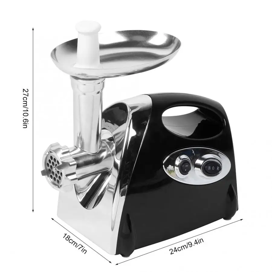 

0.8-3.0kg /min Meat Household Kitchen Multifunctional Electric Meat Mincer Grinder Sausage Maker Food Process Machine