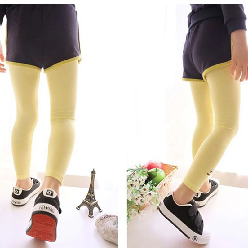 Длинные штаны для маленьких девочек с принтом новинка модная детская одежда