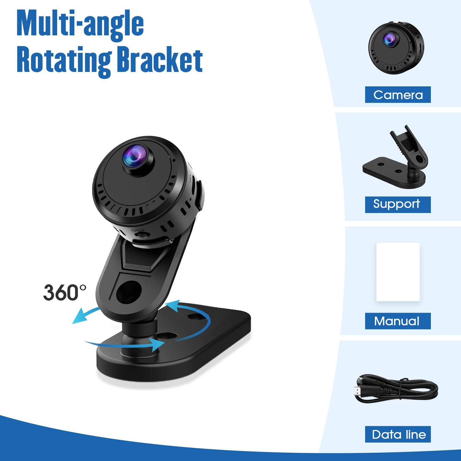 

New 2MP 1080P 4K Full HD 140 Degree Wireless WIFI IP Camera IR Night Vision Motion Detection CCTV Camera Intercom Baby Monitor