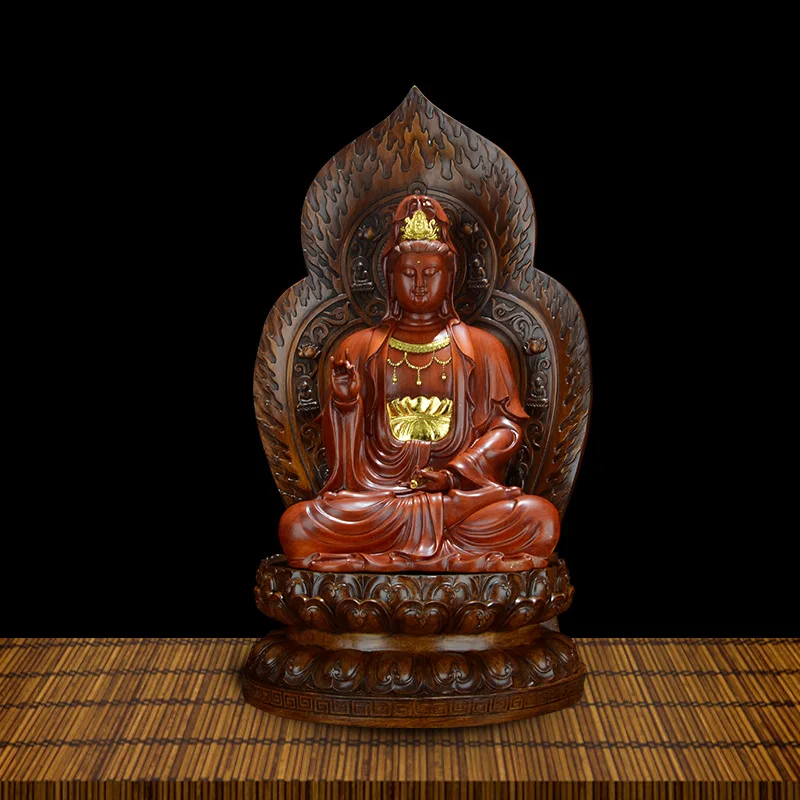 Dizang Wang Guanyin Будда изделия из смолы украшения для дома гостиной маленькая статуя