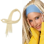 Окрашенные косы Зизи, косипряди для наращивания волос, розовые, синие, красные, для богини