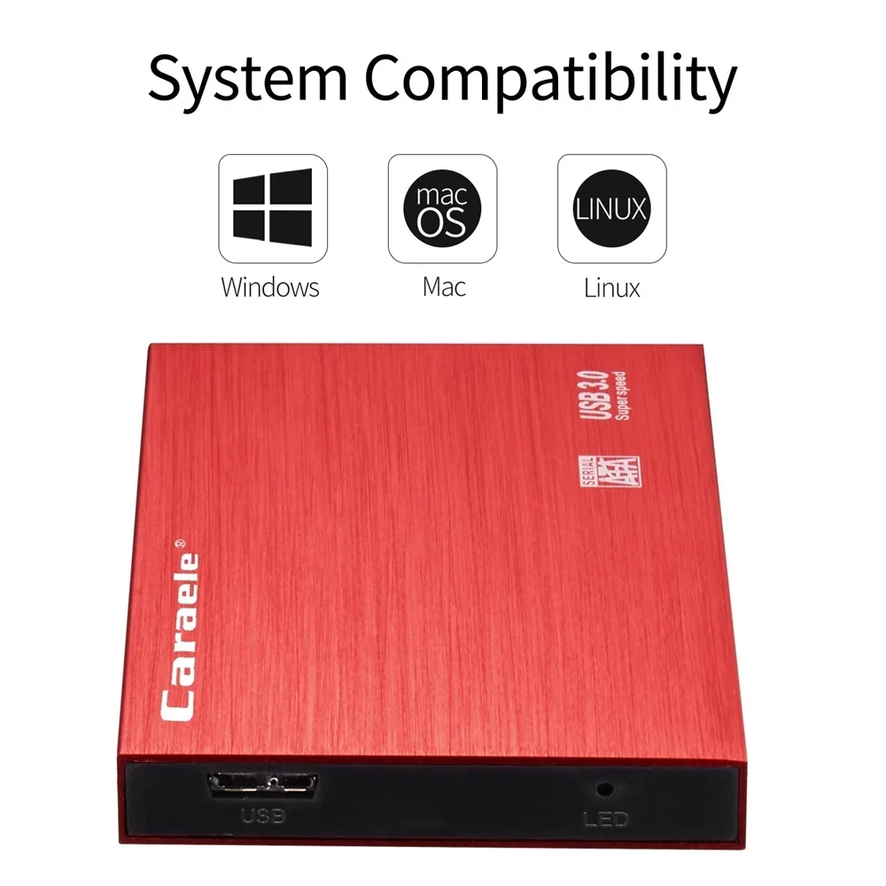 2 5 &quotпортативный внешний жесткий диск USB 3 0 ТБ 1 500GB HDD Disco Duro для ПК компьютера HD
