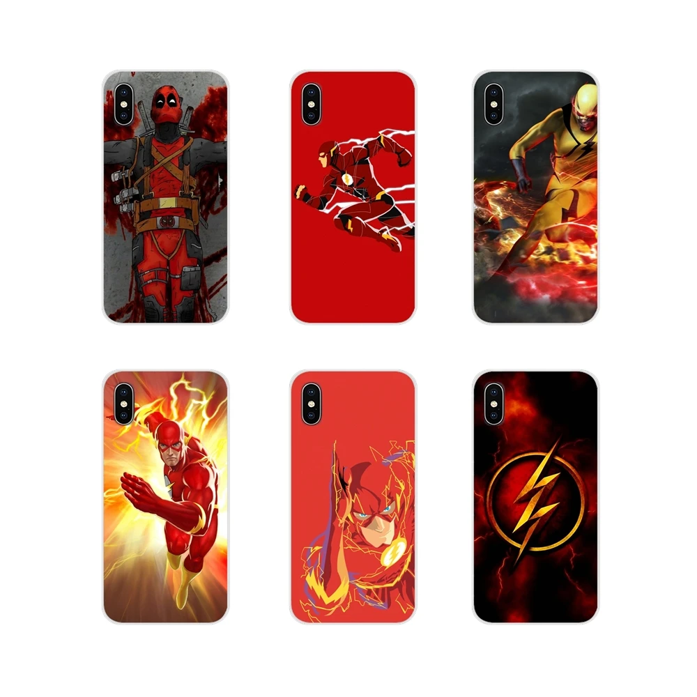 Чехлы для мобильных телефонов Apple iPhone X XR XS 11Pro MAX 4S 5S 5C SE 6S 7 8 Plus ipod touch 5 6 Ah41 Flash speed Hero Illust