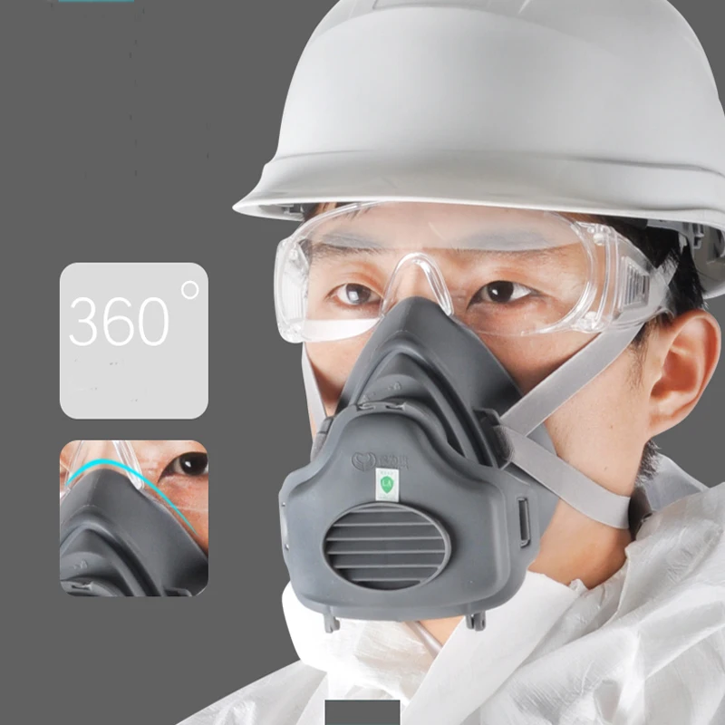 Респиратор для защиты от пыли 3700 многоразовая маска строительных работ