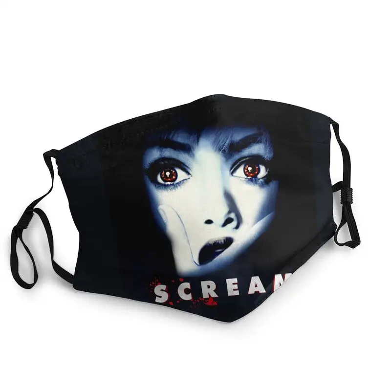 

Многоразовая мужская маска для лица с криком из фильма «Хэллоуин», Пылезащитная маска для защиты от смога, респиратор, маска для рта