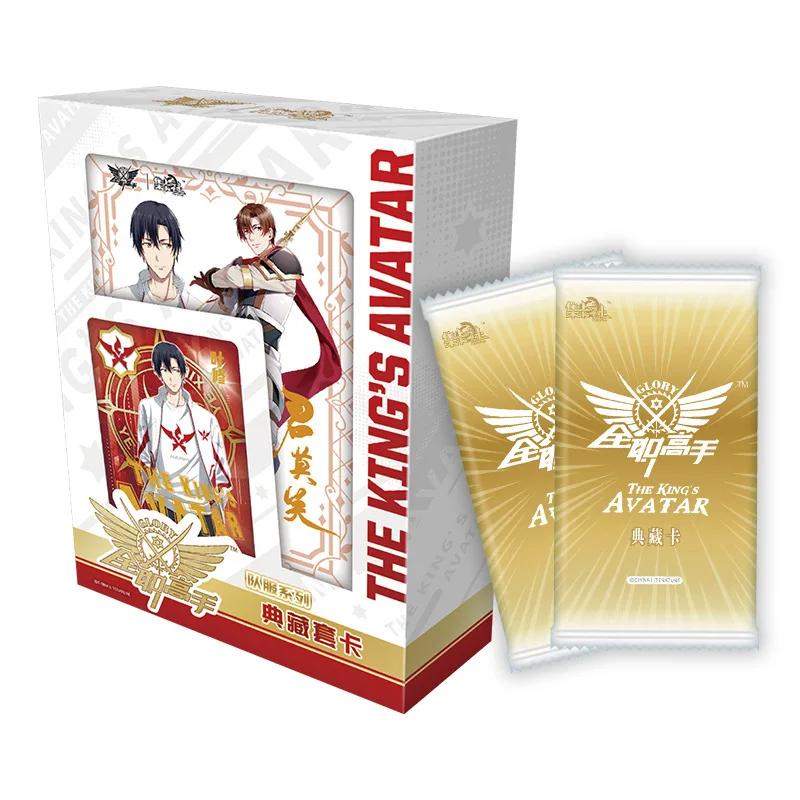 The King's Avatar Card Team Uniform Collection Comic Surrounding Toys Full-Time Master Transparent Illustration Game | Игрушки и