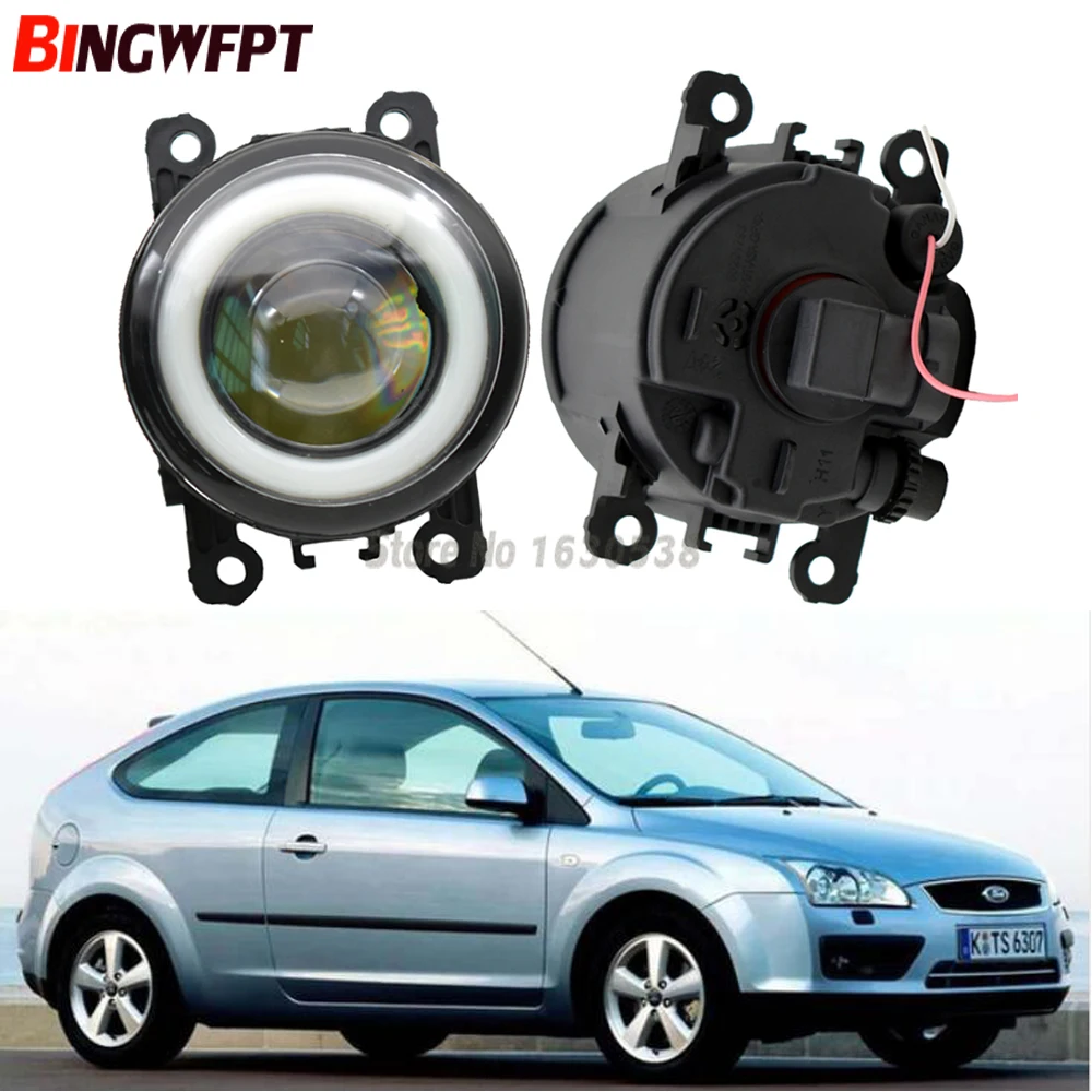 Светодиодсветильник Противотуманные фары H11 с ангельским глазом закаленное