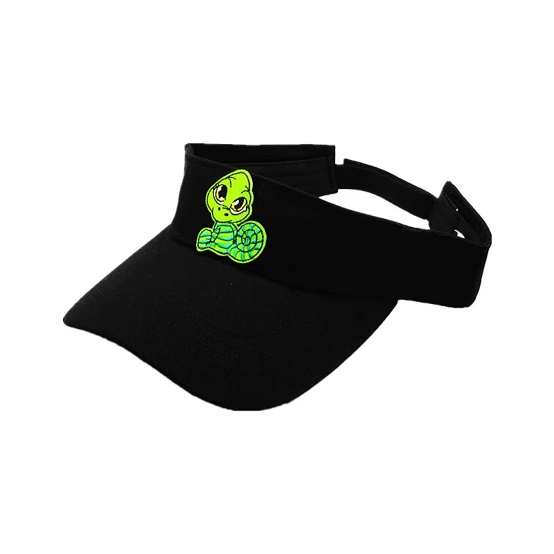 

2020 Cotton Cartoon Snake Embroidery Visors Baseball Cap Adjustable Snapback Cap for Men and Women 123