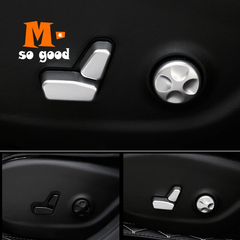 2014 2015 2016 2017 2018 для Jeep Cherokee KL автомобиля ABS матовая Кнопка регулировки сиденья