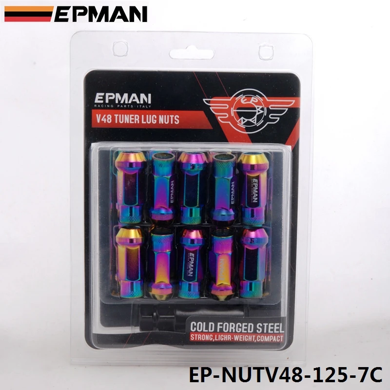 20 шт. M12X1.25 или M12X1.5 JDM V48 авто стальной обод желудь удлиненный открытый конец