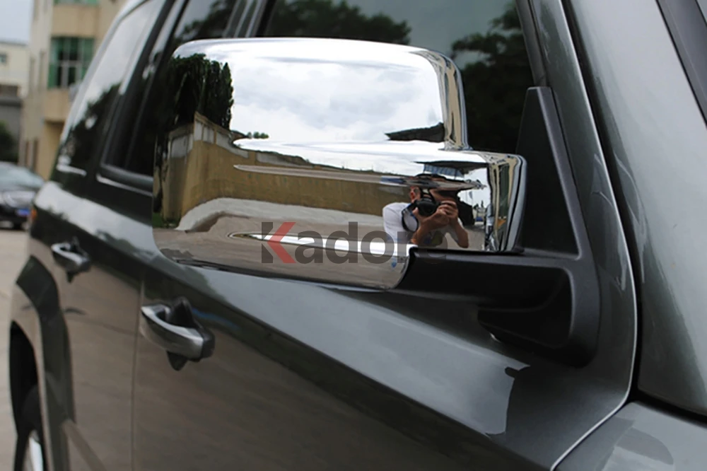 Для Jeep Patriot 2007-2011 2012 2013 ABS Chrome Боковая дверь Зеркало заднего вида крышки отделка автомобильные аксессуары