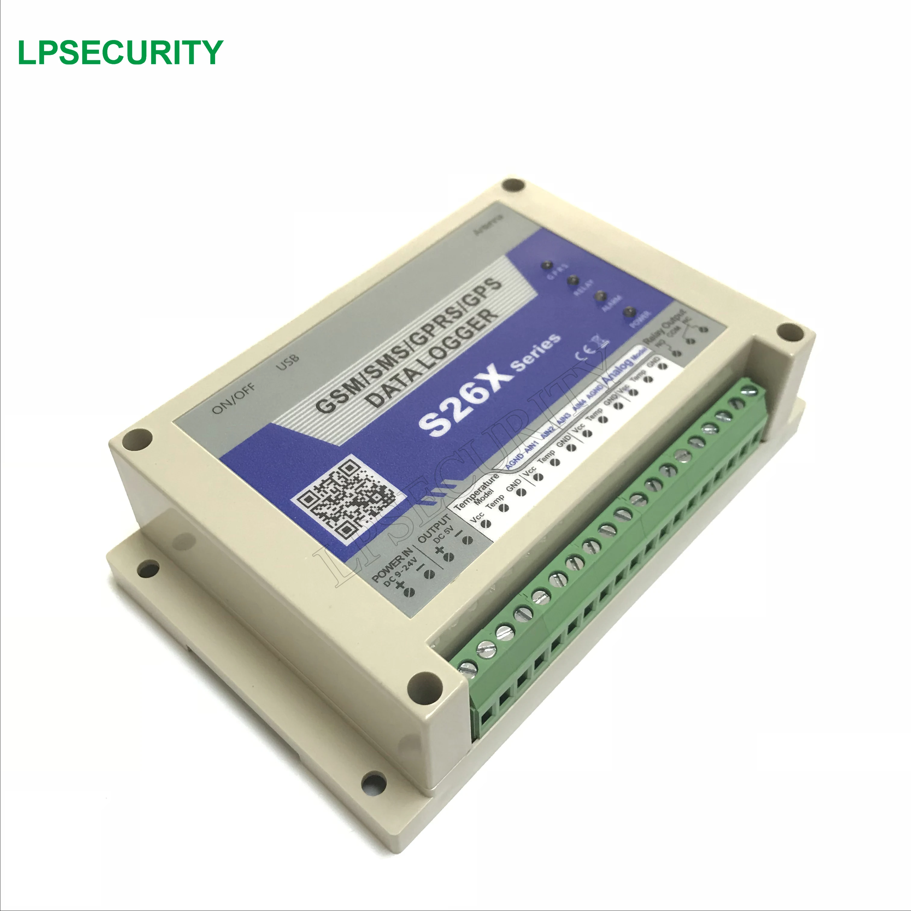GSM/GPRS/GPS/TCP/IP Температура регистратор/менеджер/монитор S260-2G веб-центр контроля для