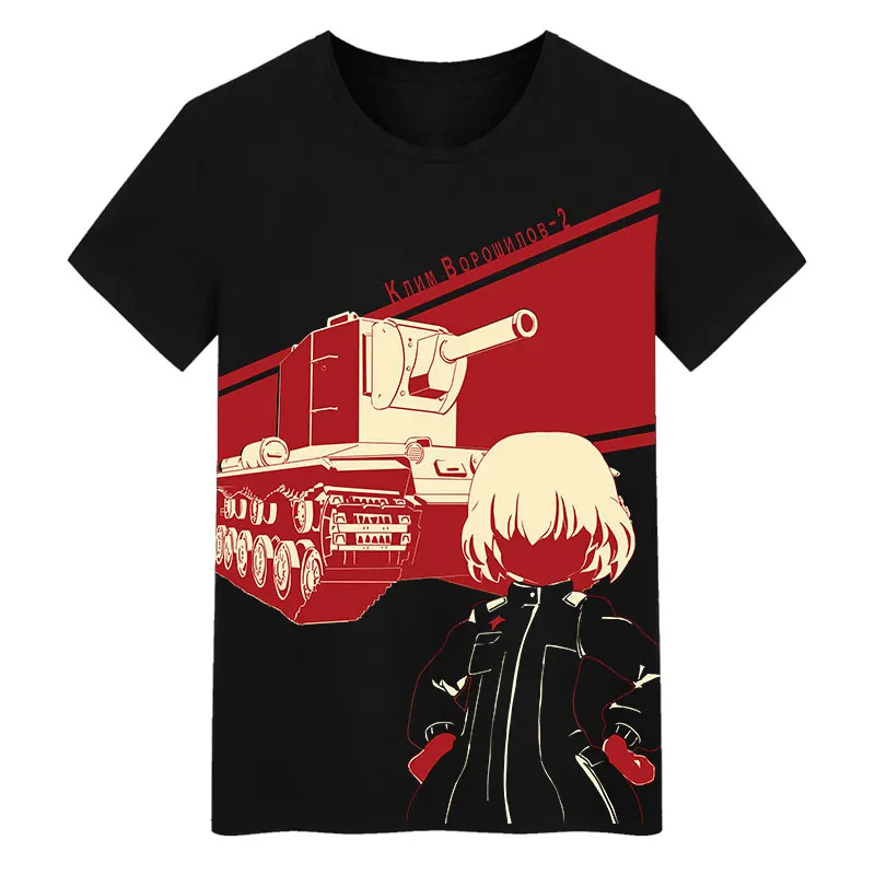

Anime T Shirt GIRLS Und PANZER Nishizumi Miho Sweatshirt TEE Modal Unisex