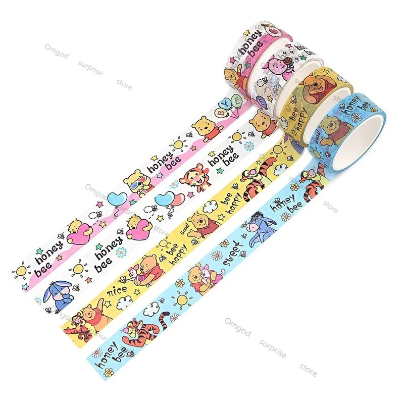 Оригинальная бумажная лента Диснея Винни-Пух многостильная клейкая цветной