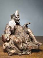 11 tibet buddhism old bronze lacquer cinnabars living buddha ji gong help the world reincarnated dragon amitabha enshrine
