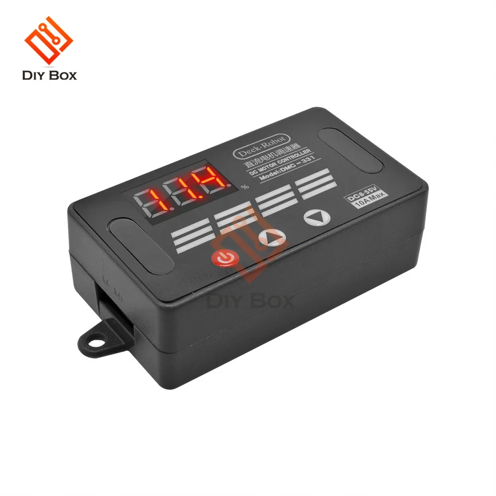 DMC 331 DC 8 55V 10A мотор Скорость контроллер вперед назад светодиодный цифровой