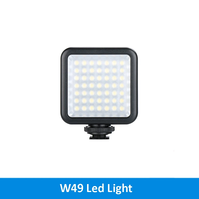 LED Light DSLR камера рукоятка Ручка Крепление ж/Холодный башмак для sony Nikon Canon Pentax Extersion Bar для монитора микрофон светодиодный заполняющий светильник - Цвет: LED Light