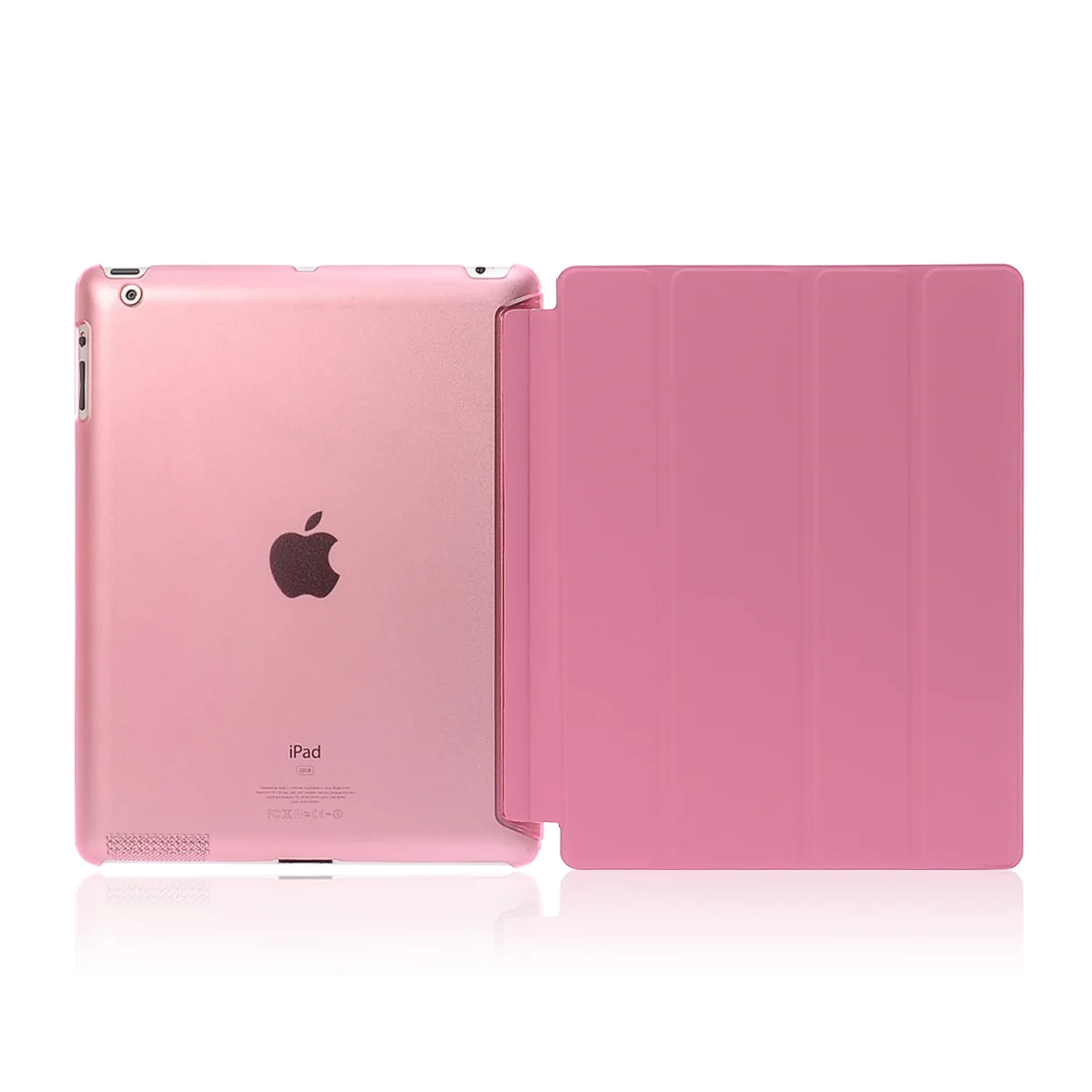 Умный чехол для ipad 4 3 2 ультра тонкий чехол из искусственной кожи с защелкой+ PC полупрозрачный чехол для Apple ipad 2 3 4# N