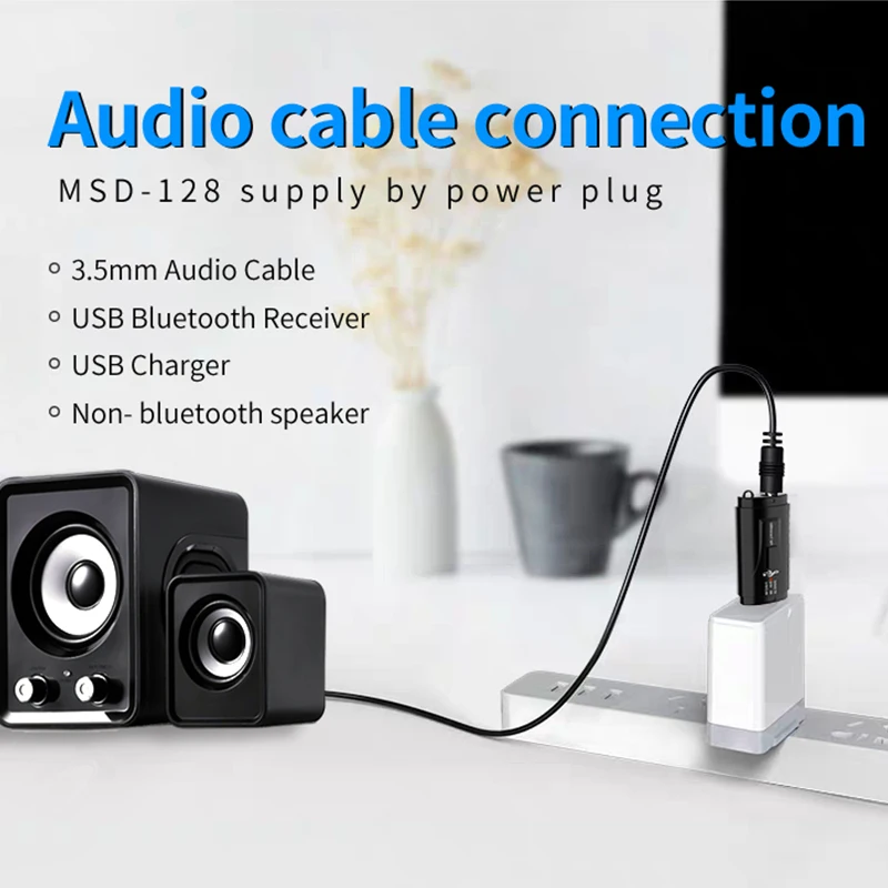 Bluetooth 5 0 FM приемник 3 мм Aux аудио стерео адаптер микрофон автомобильный комплект
