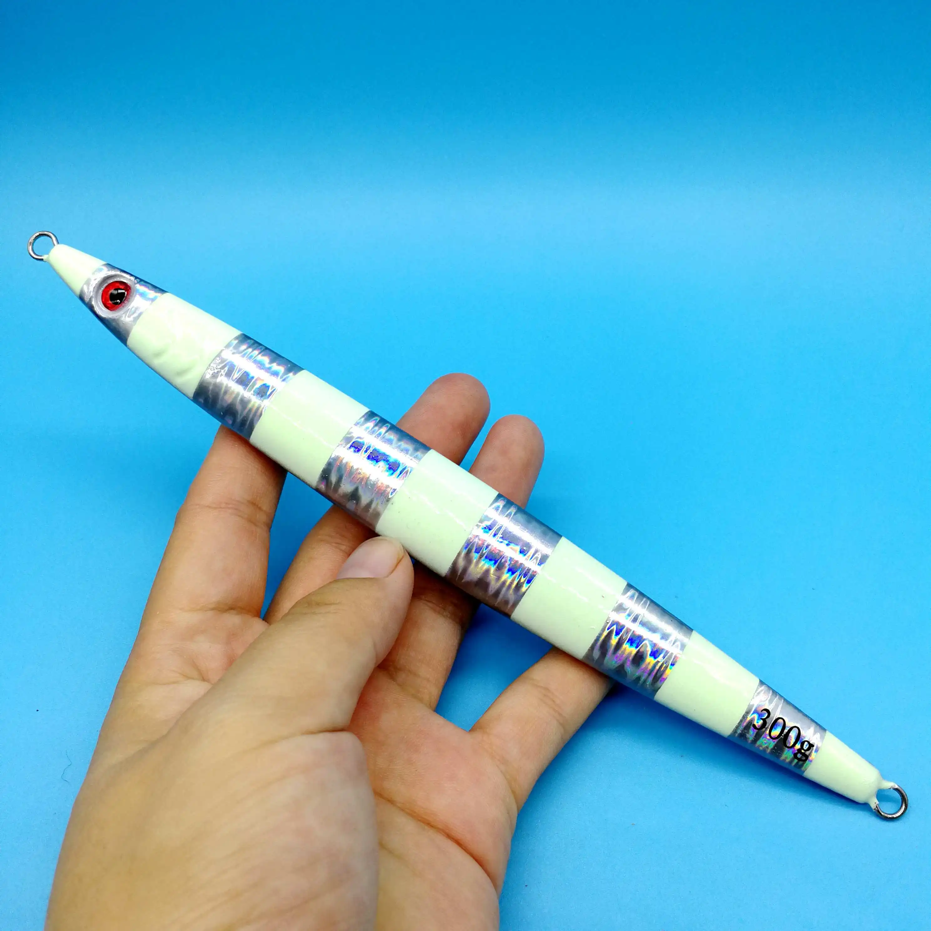 

HOOFISH 5PCS/LOT Deep Sea Metal Jig Fishing Lure 100g/150g/200g/250g/300g Jigging Hard Bait Artificial Lead Fish Fishing Tackle