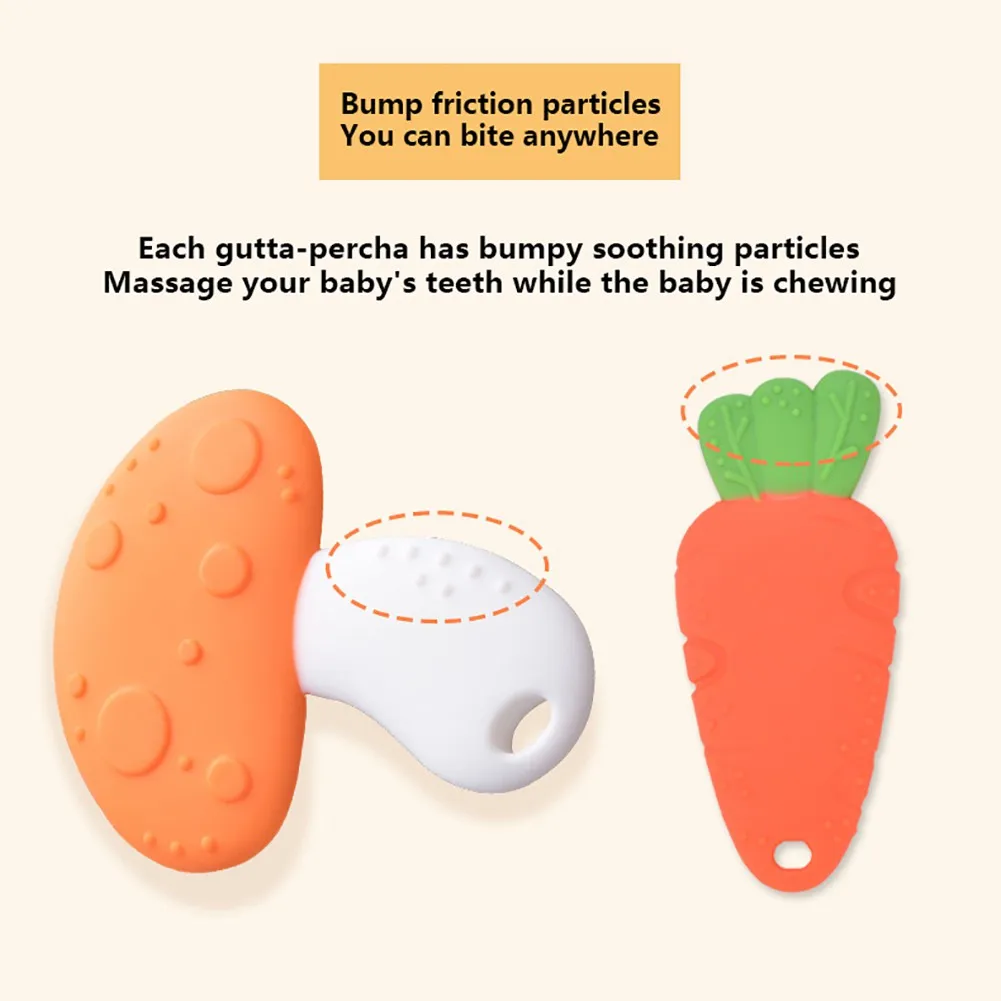 

Fresh Food Feeder Toys Infant Appease Bite Biting Children's Muscular Gel Osmium