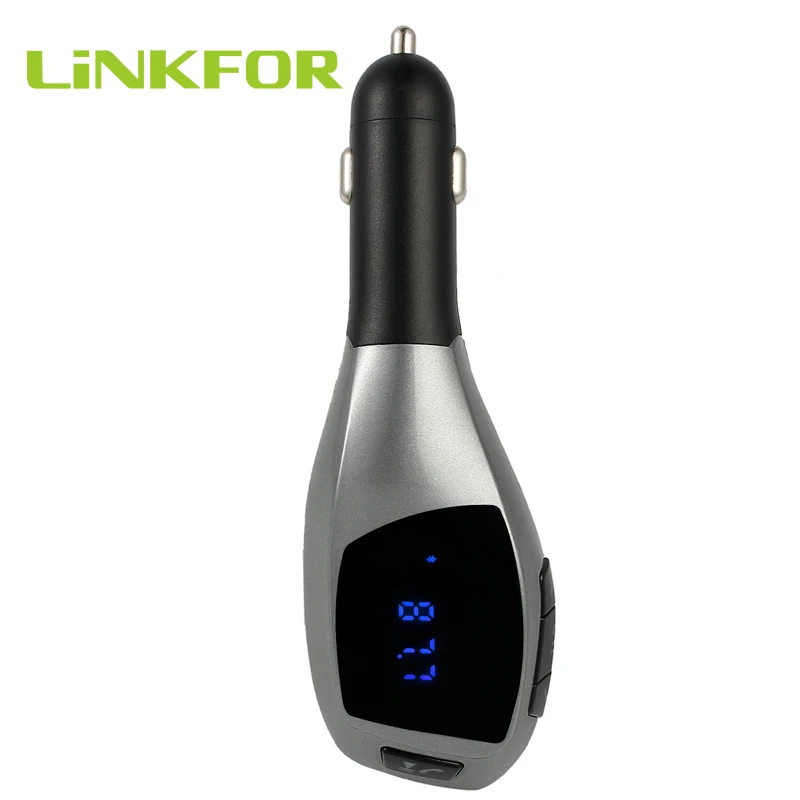 LiNKFOR Bluetooth-совместимый автомобильный FM беспроводной передатчик USB SD MP3-плеер