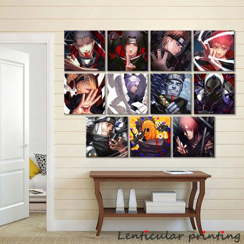 11 новых дизайнов знаменитые Японские Аниме акацукис анимационных картин для