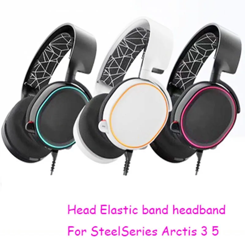 Сменная повязка на голову эластичная для игровых наушников SteelSeries Arctis 3 5 |