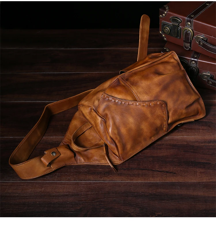 Винтажная сумка из натуральной кожи мужская сумка bolsas слинг нагрудная сумка для мужчин сумка через плечо мессенге сумка на плечо слинг груди пакет сумка