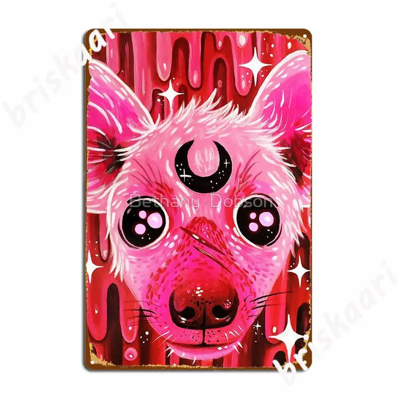 

Pink Hyena Metal Signs Club pub Garage Retro Tin sign Posters