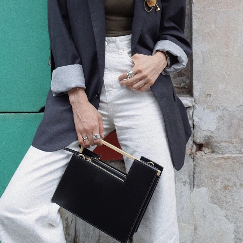 Сумка новая волна из инородного металла металлический органный мешок