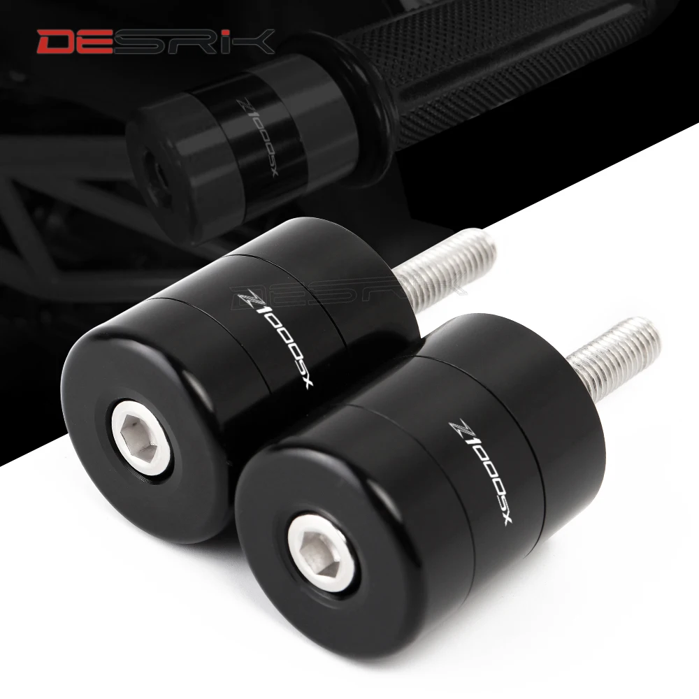 Алюминиевые ручки для мотоцикла с логотипом Z1000SX CNC заглушки руля KAWASAKI Z 1000SX 2011