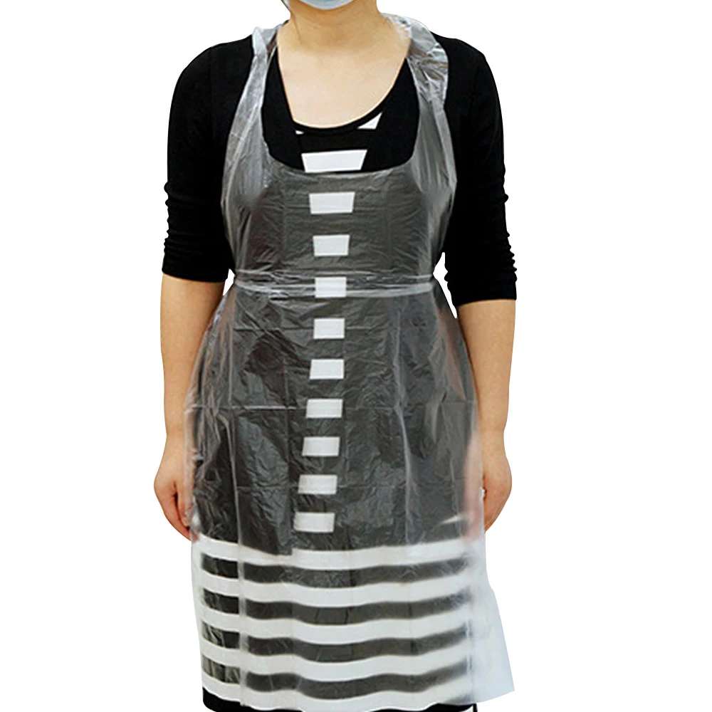 10 шт. Полиэтиленовые одноразовые фартуки | Красота и здоровье