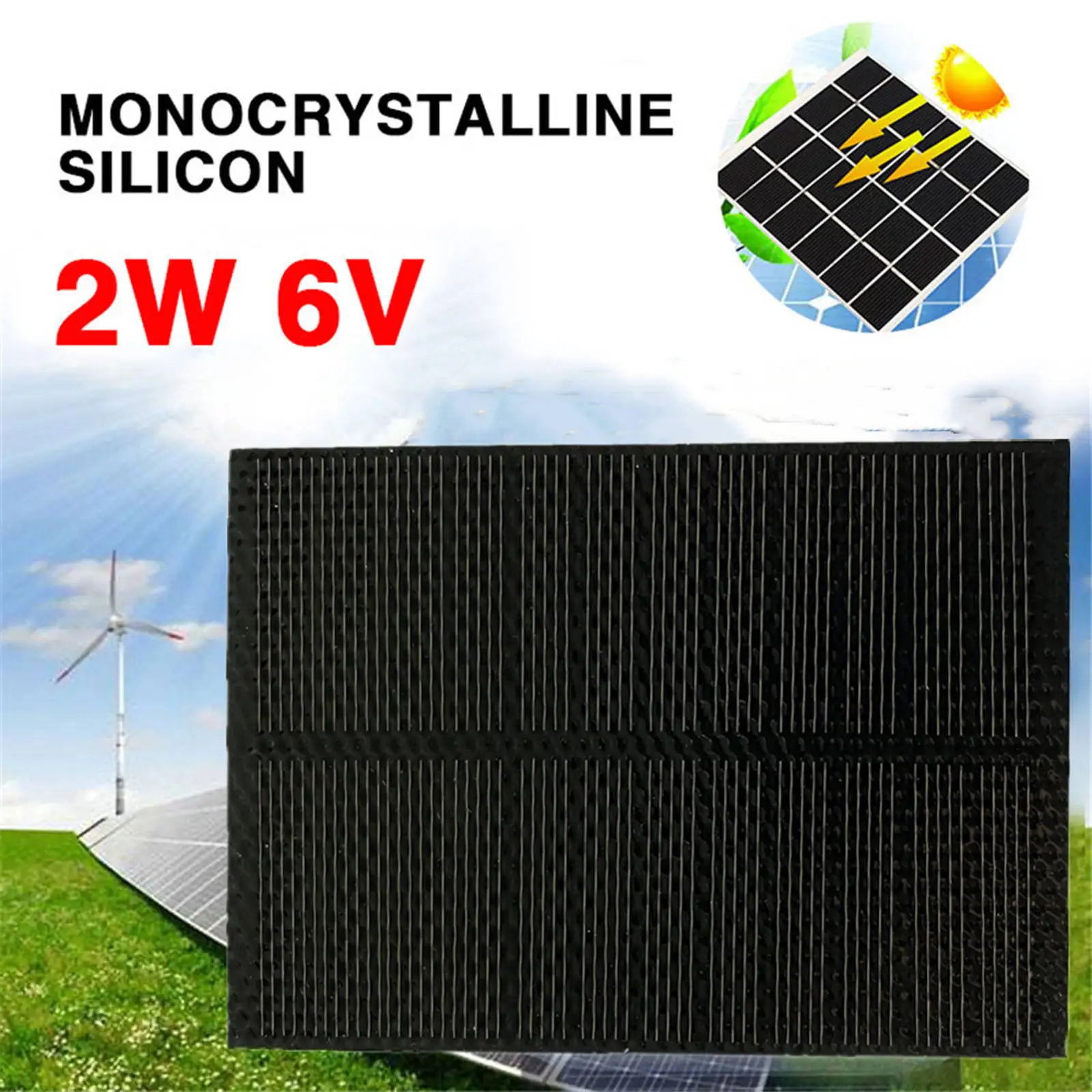 Миниатюрное зарядное устройство с солнечной панелью монокристаллическое