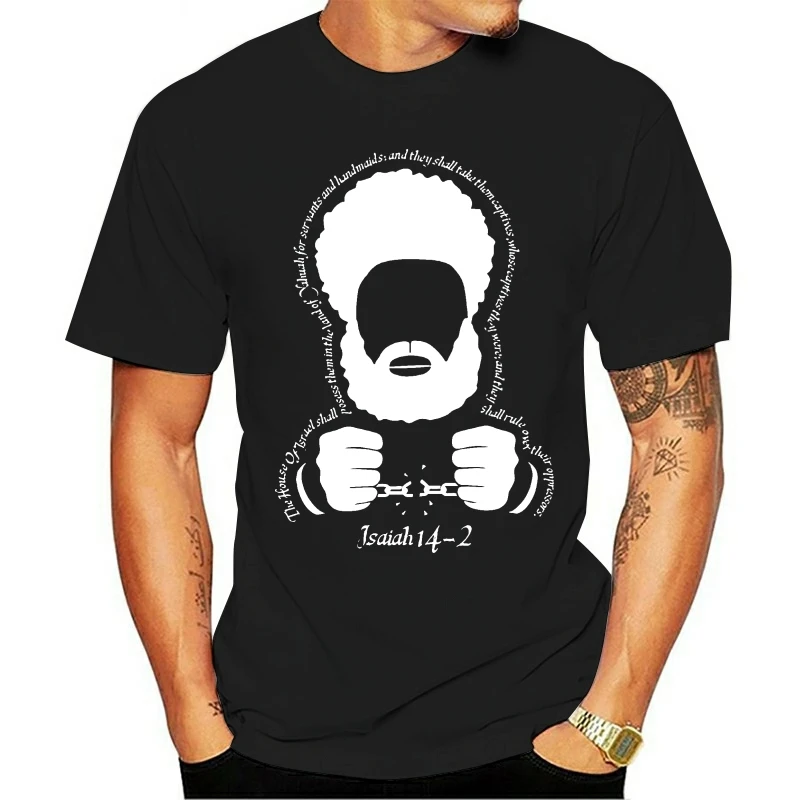 Модная хлопковая футболка Исая 14:2 иврит Тора 12 племен Иуда лето новая модель
