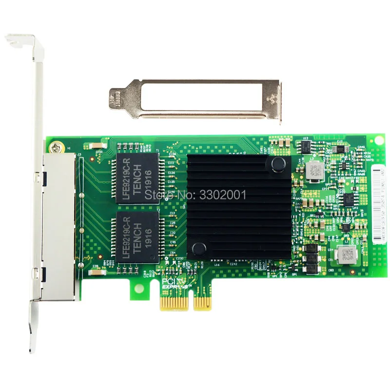 I350 T4 4 портовый гигабитный Ethernet PCI Express X1 intel I350AM4 сетевая карта|Сетевые карты| |