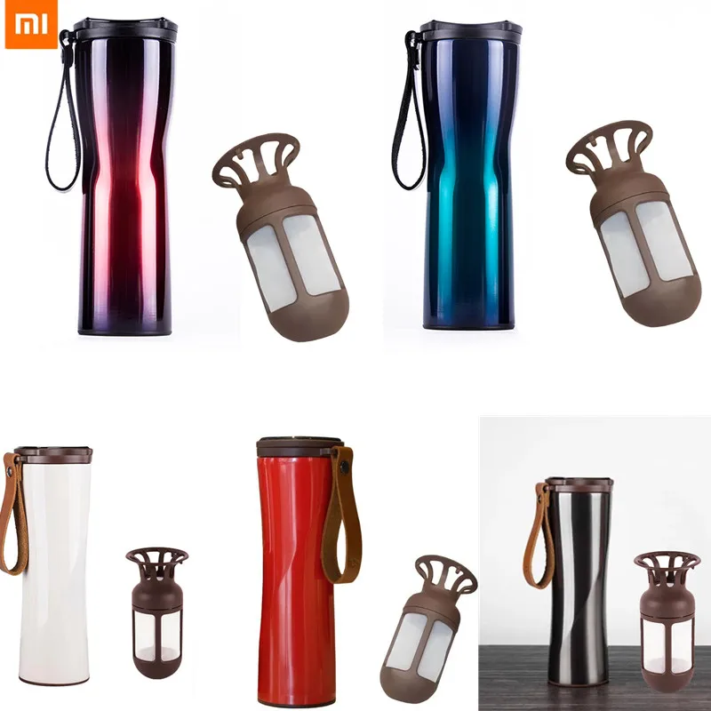 Оригинальный Xiaomi Mijia Kiss Fish нержавеющая сталь термальная Вакуумная бутылка для