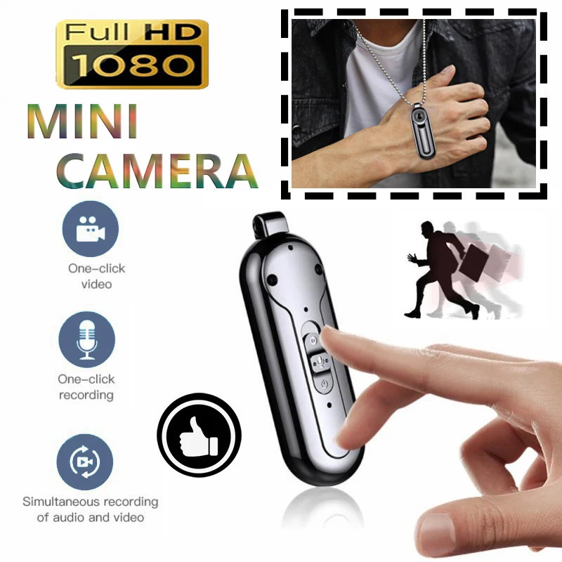 

V3 HD 1080P Портативная Цифровая видеокамера с подвеской в виде мини-камеры