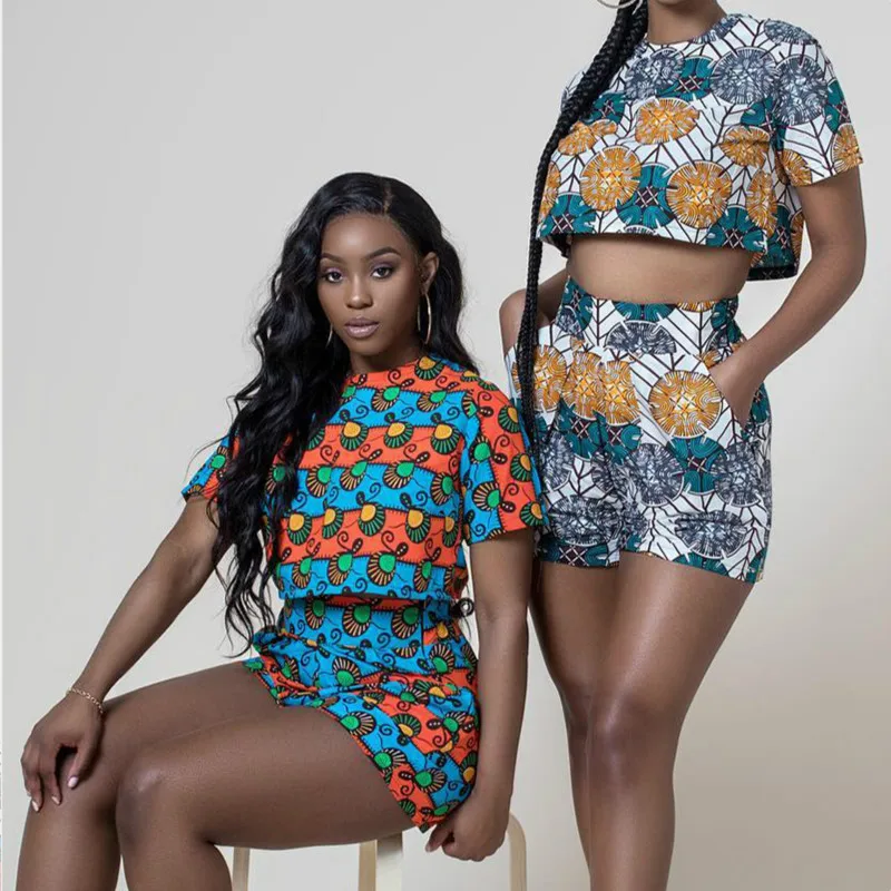 Женская одежда для вечевечерние Ashiki с принтом в африканском стиле африканская