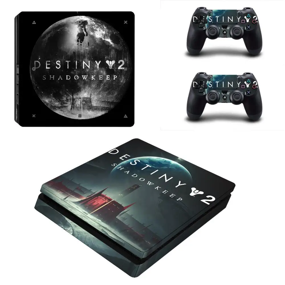 YSP4S-3951 Destiny 2 Shadowkeep PS4 тонкая кожа Наклейка для playstation 4 консоль и контроллер PS4 тонкая кожа Наклейка виниловая - Цвет: YSP4S-3951