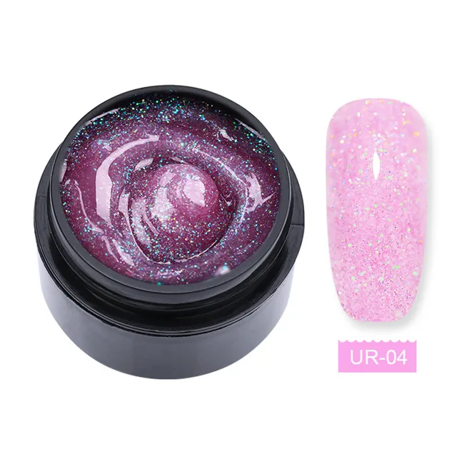glitter4 UR SUGAR 15 мл сверкающий Удлинительный УФ-гель лак мерцающий блеск твердость ногтей Советы Инструменты строитель полиуф гель лак - Цвет: glitter4