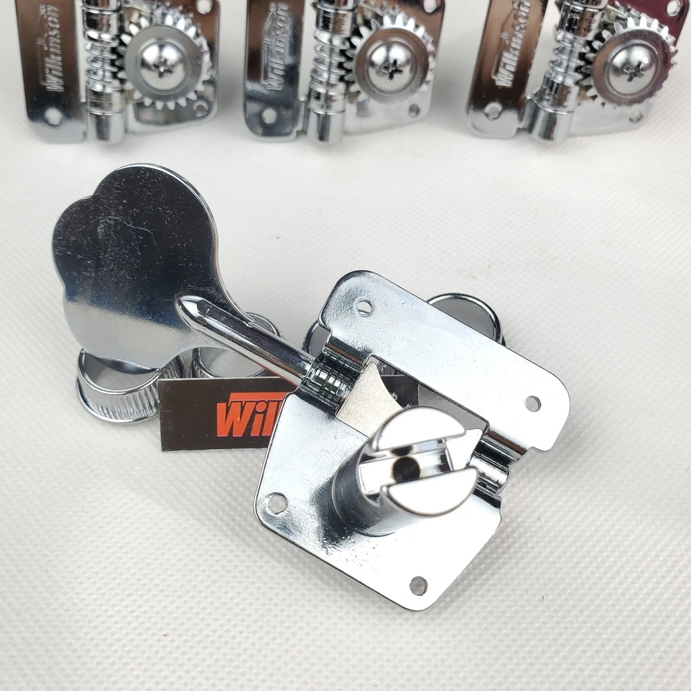 open frame wilkinson elektrische bass gitarre mechaniken mechaniken gitarre tuning pegs wjbl 200 chrom silber made in korea free global shipping