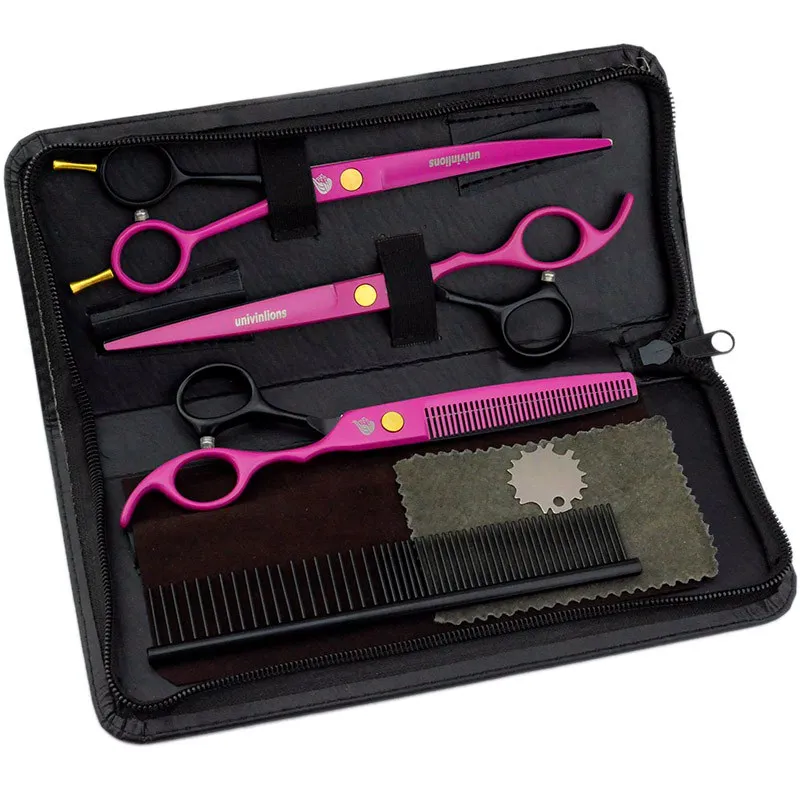 Ножницы разных цветов для груминга животных машинка стрижки шерсти собак и кошек