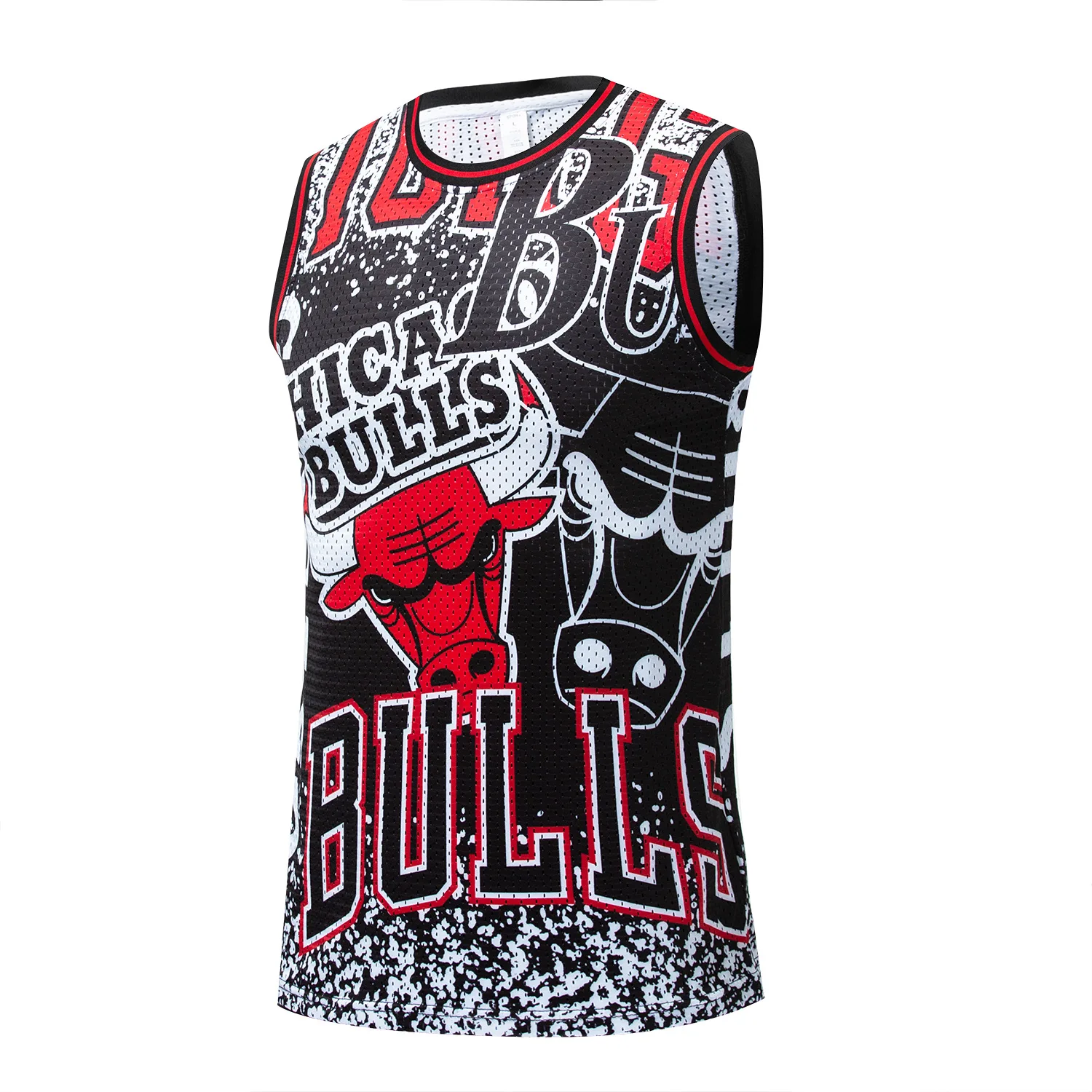 New Style Basketball Vest Elastic Nike Air Jordan Jersey No. 23 Basketball Wear Men's Summer Breathable Quick-Dry Mesh Sports Ve