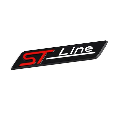 3D Автомобильная наклейка ST LINE Логотип эмблема спортивный значок Авто Наклейка для ford kuga 2018 Focus mk3 Fiesta 2019 Ecosport 2009 - 2015 Mondeo