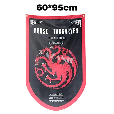 TARYARGEN 60x95 YAZANIE LANNISTER STRAK TARYARGEN Игра престолов пользовательские флаги Песнь Льда и Огня украшения дома флаги и баннеры - Цвет: TARYARGEN 60x95